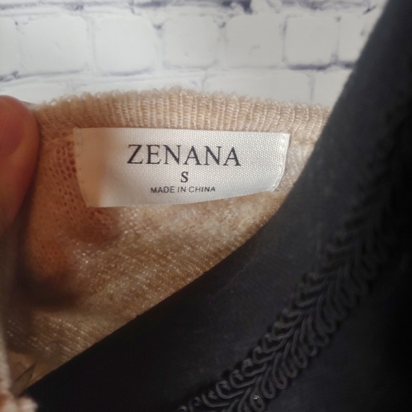 Zenana Melange Button Down Oversized Sweater - Picture 5 of 7